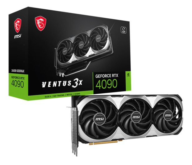 MSI GeForce RTX 4090 VENTUS 3X E 24GB GDDR6X
